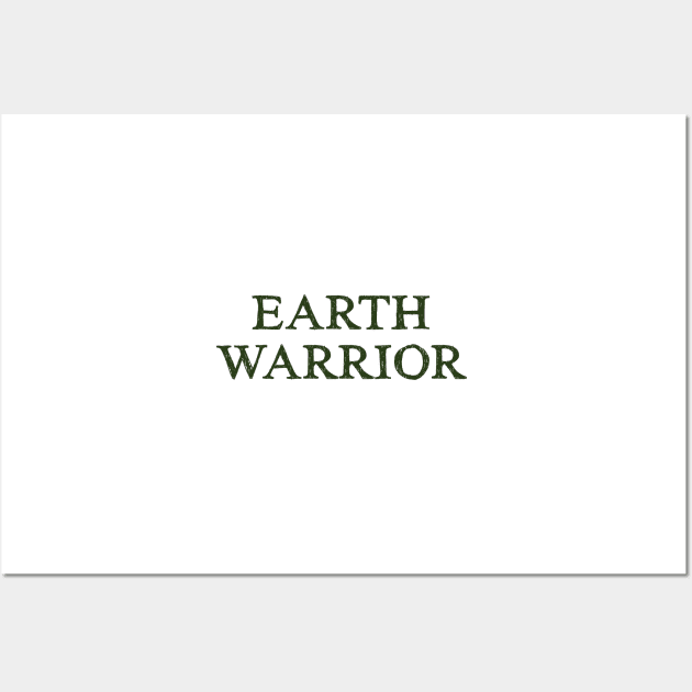 Earth Warrior Wall Art by wildtribe